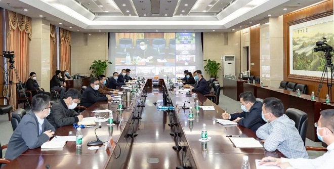 月博集团召开统筹推进规划建设领域疫情防控和重点工作视频交流会